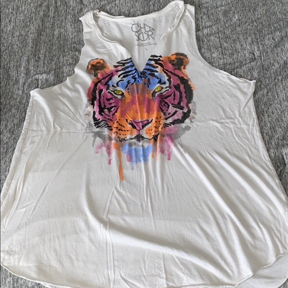 White Muscle Tee